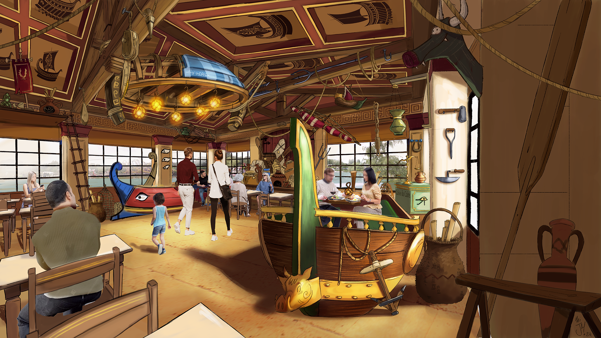 Parc Asterix Greek Restaurant - 1