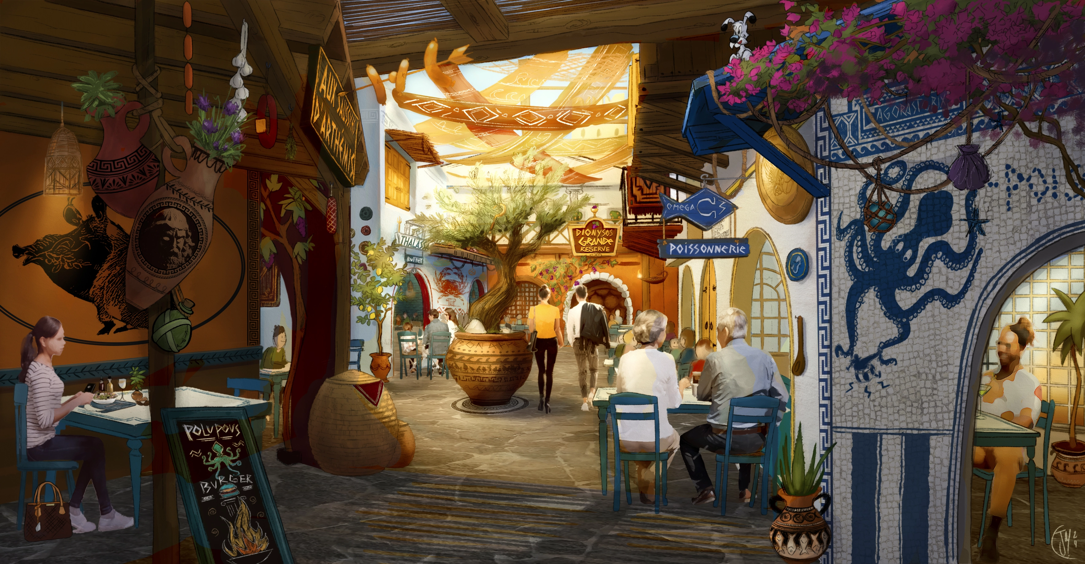 Parc Asterix Greek Restaurant - 2