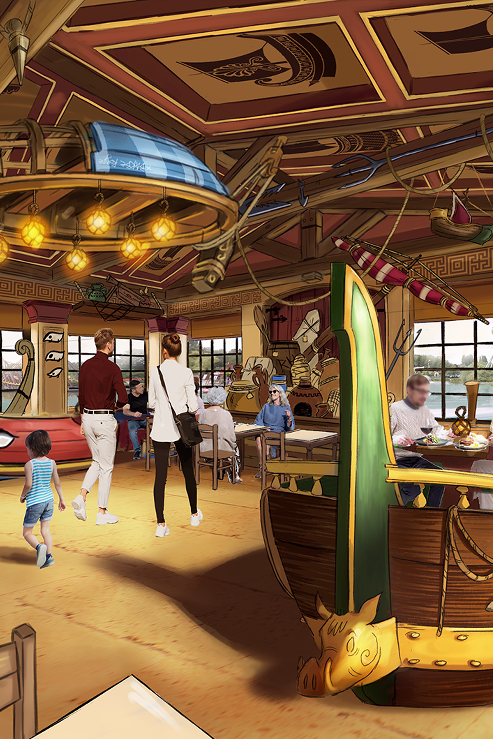 Parc Asterix Greek Restaurant